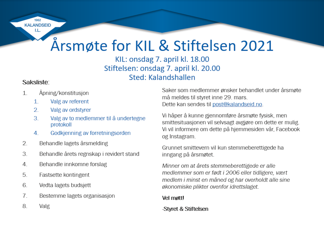 Årsmøte 2021